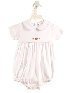MILLY MARIE  WHITE   EMBROIDERED KNIT BUBBLE