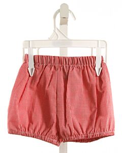 REMEMBER NGUYEN  RED  GINGHAM  BLOOMERS