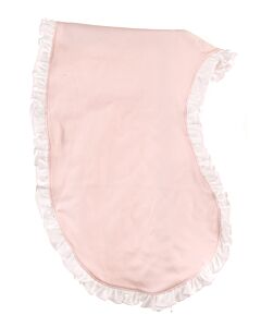 MILLY MARIE  PINK    BIB WITH RUFFLE