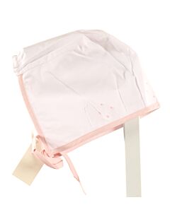 PIXIE LILY  WHITE    BONNET