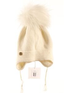 PETITE MAISON KIDS  WHITE CASHMERE   HAT
