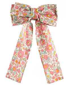 NO TAG  PINK  FLORAL  HAIR BOW