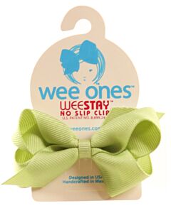 WEE ONES  LT GREEN    HAIR BOW