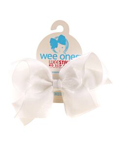 WEE ONES  WHITE    HAIR BOW