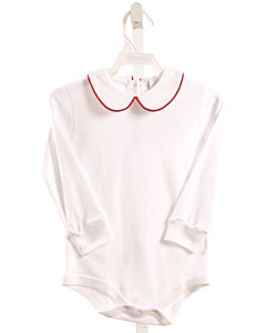 LITTLE ENGLISH  WHITE    KNIT LS SHIRT