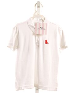 JAMES & LOTTIE  WHITE    KNIT SS SHIRT