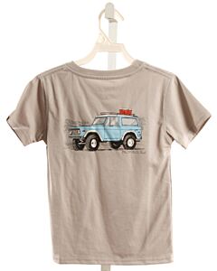 PROPERLY TIED  GRAY   PRINTED DESIGN T-SHIRT
