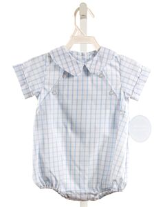 LITTLE ENGLISH  LT BLUE  WINDOWPANE  BUBBLE