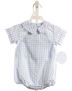 LITTLE ENGLISH  LT BLUE  WINDOWPANE  BUBBLE