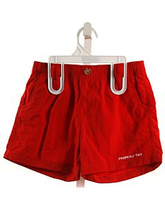 PROPERLY TIED  RED    SHORTS