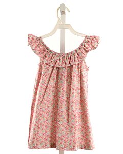 BISBY BY LITTLE ENGLISH  PINK  FLORAL  SLEEVELESS SHIRT
