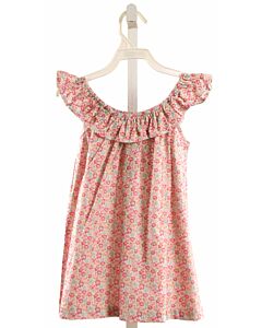 BISBY BY LITTLE ENGLISH  PINK  FLORAL  SLEEVELESS SHIRT