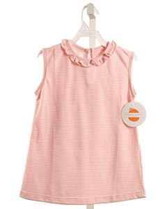 PEGGY GREEN  PINK  STRIPED  SLEEVELESS SHIRT