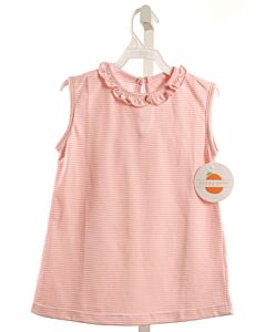 PEGGY GREEN  PINK  STRIPED  SLEEVELESS SHIRT