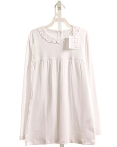LILA + HAYES  WHITE    KNIT LS SHIRT