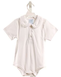 BELLA BLISS  WHITE    KNIT SS SHIRT