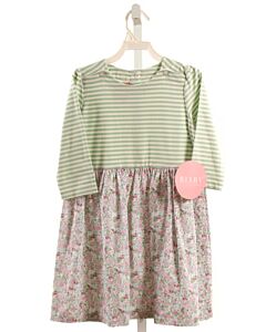 BISBY BY LITTLE ENGLISH  PINK  FLORAL  KNIT DRESS