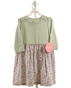 BISBY BY LITTLE ENGLISH  PINK  FLORAL  KNIT DRESS