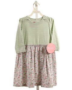 BISBY BY LITTLE ENGLISH  PINK  FLORAL  KNIT DRESS