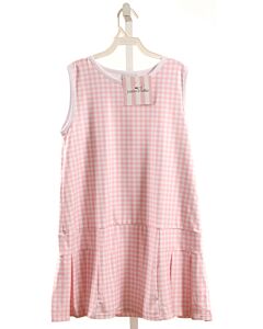 JAMES & LOTTIE  PINK  GINGHAM  KNIT DRESS