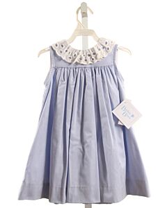BAILEY BOYS  CHAMBRAY    DRESS WITH EYELET TRIM