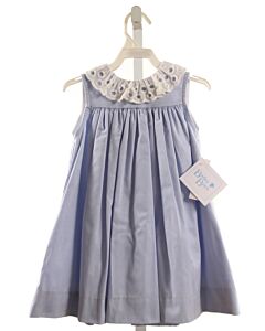 BAILEY BOYS  CHAMBRAY    DRESS WITH EYELET TRIM