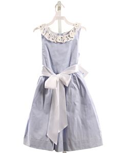 BAILEY BOYS  CHAMBRAY    PARTY DRESS WITH EYELET TRIM