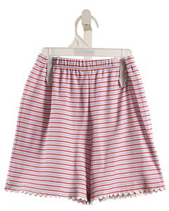 PEGGY GREEN  RED  STRIPED  SHORTS WITH RIC RAC