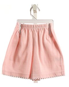 PEGGY GREEN  PINK  STRIPED  SHORTS WITH RIC RAC