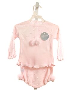 JULIANA  PINK  SWISS DOT  2-PIECE OUTFIT