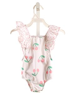 SAL & PIMENTA  PINK  PRINT  1-PIECE SWIMSUIT