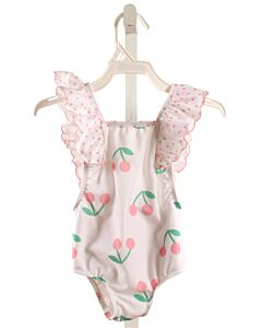SAL & PIMENTA  PINK  PRINT  1-PIECE SWIMSUIT