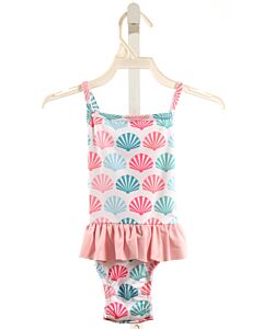 JAMES & LOTTIE  MULTI-COLOR    1-PIECE SWIMSUIT WITH RUFFLE