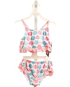 JAMES & LOTTIE  MULTI-COLOR  PRINT  2-PIECE SWIMSUIT WITH RUFFLE