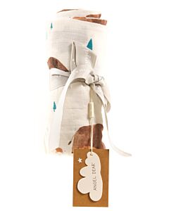 ANGEL DEAR  MULTI-COLOR  PRINT  BLANKET