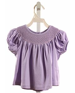 THE BEAUFORT BONNET COMPANY  PURPLE   SMOCKED KNIT SS SHIRT