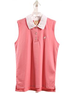 THE BEAUFORT BONNET COMPANY  PINK KNIT   SLEEVELESS SHIRT