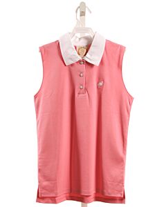 THE BEAUFORT BONNET COMPANY  PINK KNIT   SLEEVELESS SHIRT