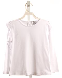 THE PROPER PEONY  WHITE    KNIT LS SHIRT