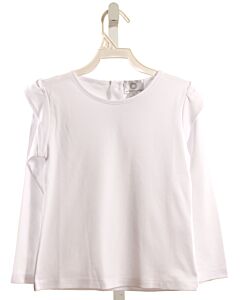 THE PROPER PEONY  WHITE    KNIT LS SHIRT