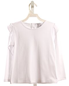 THE PROPER PEONY  WHITE    KNIT LS SHIRT