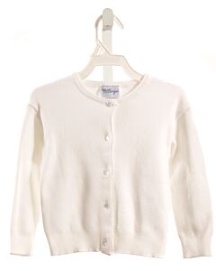 JULIUS BERGER  WHITE KNIT   CARDIGAN