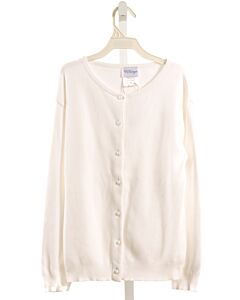 JULIUS BERGER  WHITE KNIT   CARDIGAN