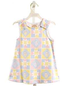 THE BEAUFORT BONNET COMPANY  YELLOW   PRINTED DESIGN KNIT DRESS