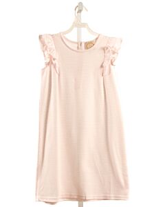 THE BEAUFORT BONNET COMPANY  PINK SWISS DOT   DRESS WITH RUFFLE