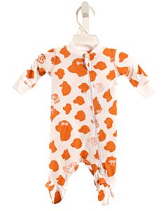 HEYWARD HOUSE  ORANGE KNIT  PRINTED DESIGN LAYETTE