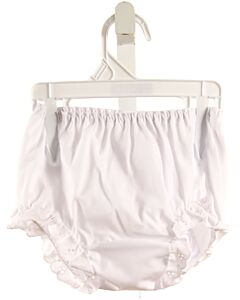 J.C. COLLECTION  WHITE    BLOOMERS WITH EYELET TRIM
