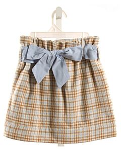 THE BEAUFORT BONNET COMPANY  BLUE  HOUNDSTOOTH  SKIRT