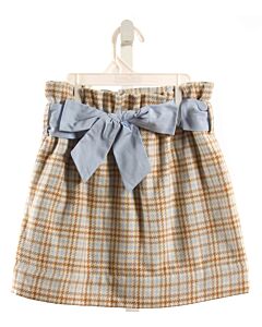THE BEAUFORT BONNET COMPANY  BLUE  HOUNDSTOOTH  SKIRT