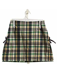 THE BEAUFORT BONNET COMPANY  GREEN  PLAID  SKORT